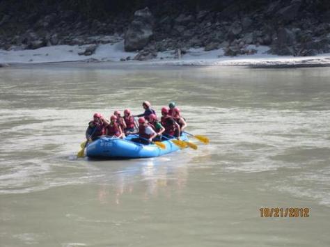 Rafting on the Ganges
