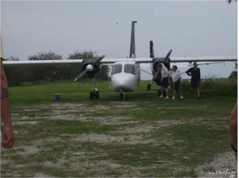 The tiny plane that got us there