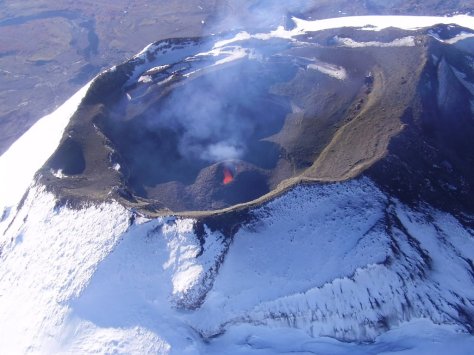 The active Volcano Villarrica